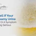 Child with foamy urine symptoms and kidney health awareness